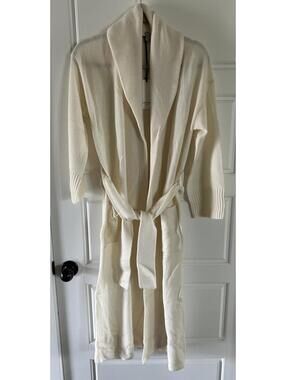 Naked  Cashmere Yasmin women’s cashmere robe size XS color ivory